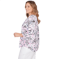 Plus Size Ruby Rd. California Dreaming 3/4 Sleeve Paisley Blouse - image 4