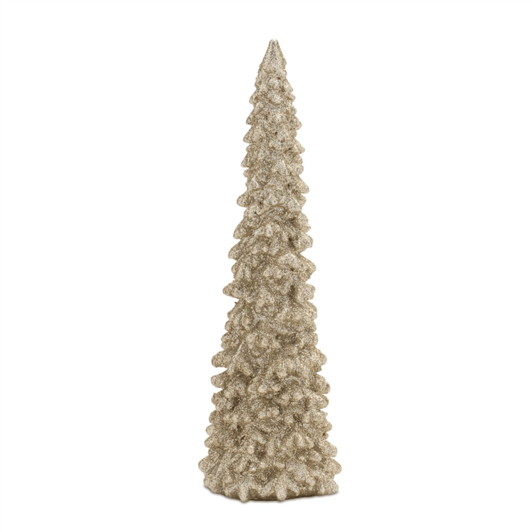 Melrose Glittered Pine Tree - Set of 3