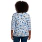 Womens Emily Daniels 3/4 Sleeve Floral Brunnera Blouse - image 2