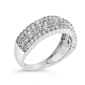 Haus of Brilliance 1ctw. Lab Grown Diamond 3 Row Band Ring - image 3