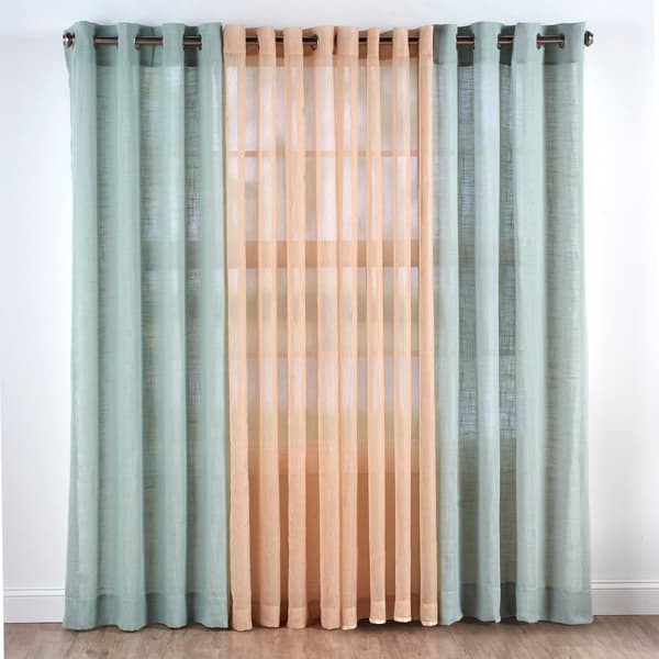 Sage Classic Linen Curtain Collection