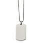 Mens Gentlemen's Classics&#40;tm&#41; Rounded 4mm Edge Dog Tag Necklace - image 1