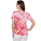 Petite Ruby Rd. Hothouse Florals Watercolor Floral Blouse - image 2