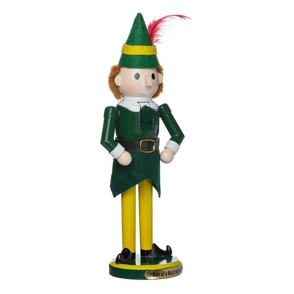 Kurt S. Adler 11in. Wooden Buddy the Elf Nutcracker