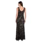Womens R&M Richards Sleeveless V Neck Beaded Diamond Gown - image 2