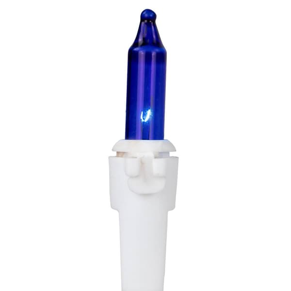 Northlight Seasonal 7ft. Blue Mini Christmas Lights - White Wire