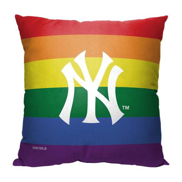 Northwest New York Yankees Pride Throw Pillow - 18x18 - image 