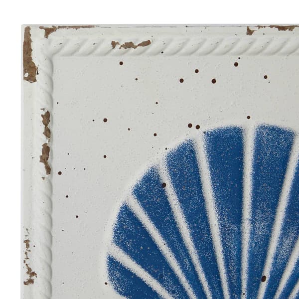 9th & Pike&#174; Square Antique Metal Coastal Wall Decor - Set of 4