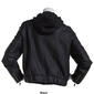 Juniors Snobbish 2Fer Faux Leather Jacket w/Fur Trimmed Hood - image 2