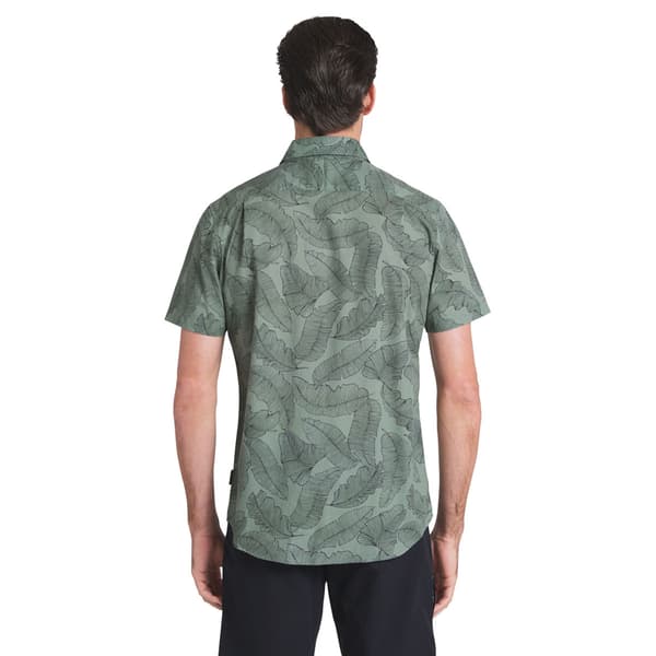 Mens Quiksilver Jungle Leaf Button Down Shirt