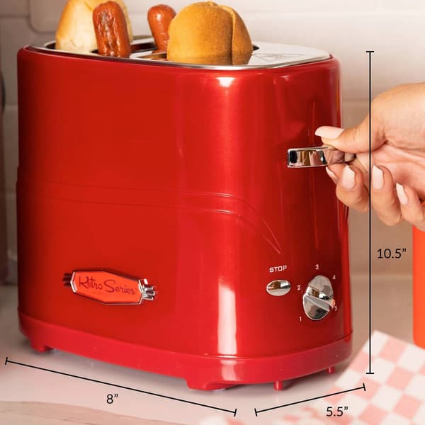 Nostalgia&#8482; Retro Pop Up Hot Dog Toaster