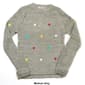 Girls &#40;7-16&#41; Pink Angel Heart Embroidered Sweater - image 2