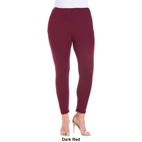 Plus Size 24/7 Comfort Apparel Ankle Length Leggings