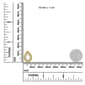 Radiant Rainbow&#8482; Yellow Gold 1/2ctw. Diamond Pear Pendant - image 4