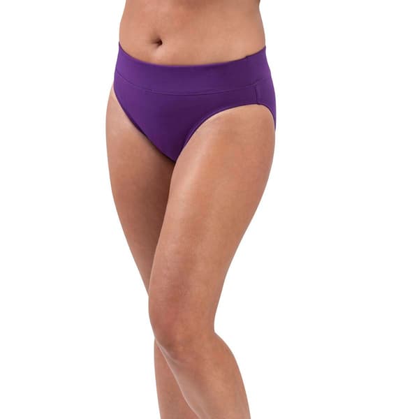 Womens Dolfin® Aquashape Solid Moderate Brief Swimsuit Bottom