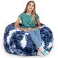 Jaxx Saxx 3ft. Cuddle Faux Fur Bean Bag - Tie Dye - image 1