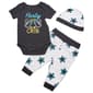 Baby Boy (NB-9M) bon bebe(R) Party Bodysuit & Pants Set with Hat - image 1