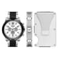 Mens Folio Two-Tone Watch/Bracelet & Cardholder Set - FMDFL6066 - image 1