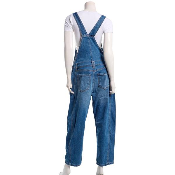 Juniors Celebrity Pink Barrel Leg Overalls