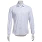 Mens Bill Blass Microfiber Diamond Slim Fit Dress Shirt - White - image 1