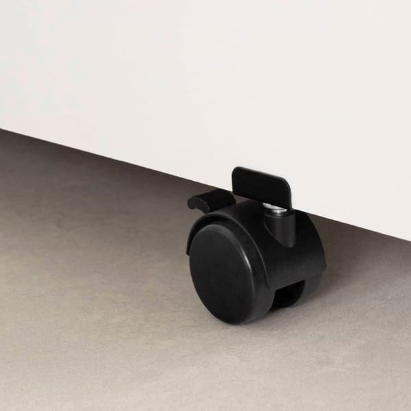 South Shore Crea Pure White Sewing Craft Table w/ Wheels