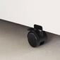 South Shore Crea Pure White Sewing Craft Table w/ Wheels - image 8