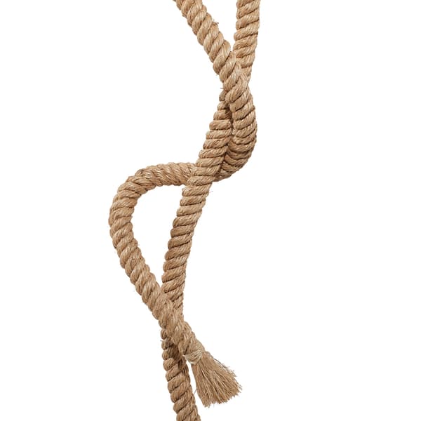 9th & Pike&#174; Brown Jute Rustic Floor Lamp