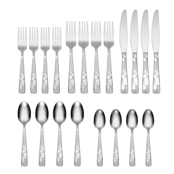 Oneida Quadratic 20pc.Everyday Flatware Set