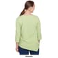 Petite Ruby Rd. Resort Ready Knit Cable Stripe Top - image 2