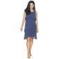 Petite SLNY Sleeveless Tiered Chiffon Shift Dress - image 1