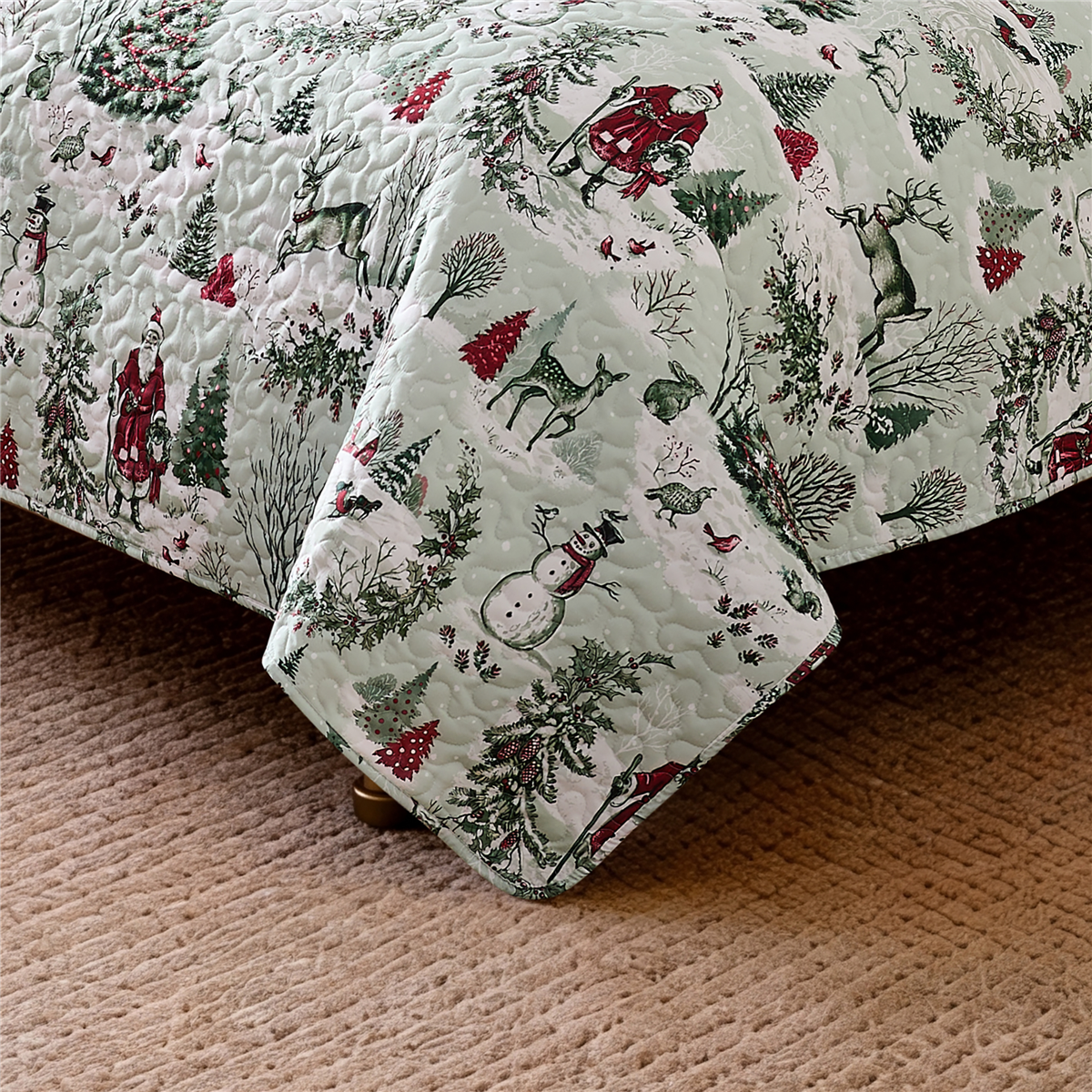 Avanti Yuletide 3pc. Reversible Quilt Set