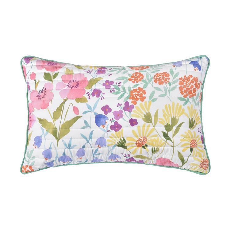 J. Queen New York Jules Quilted Boudoir Decorative Throw Pillow