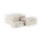 9th &amp; Pike® Carved Floral White Wood Storage Box - Set Of 3 - image 7