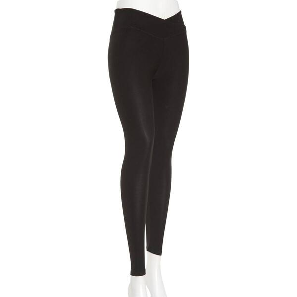 Juniors Derek Heart High Rise Cross Front Leggings - image 