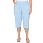 Plus Size Alfred Dunner Classics Pastel Millennium Allure Capris - image 1