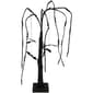Northlight Seasonal 24in. LED Black Glittered Willow Tree - image 1