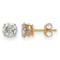 True Light&#40;tm&#41; 5.5mm Round Moissanite Basket Post Earrings - image 1