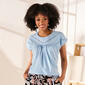 Womens Preswick & Moore Embroidered Yoke Blouse - image 1