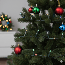Hofert 16.5ft. Multicolor LED 8-Function Cluster Christmas Lights