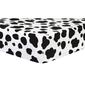 Trend Lab&#40;R&#41; Cow Print Deluxe Flannel Fitted Crib Sheet - image 1