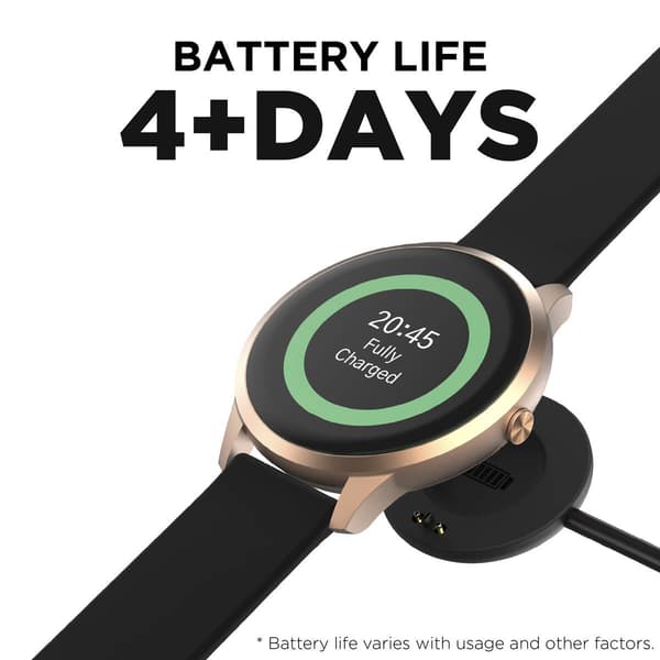 Womens iItouch Sport 4 Black Strap Fitness Tracker - TTP4R01-C02