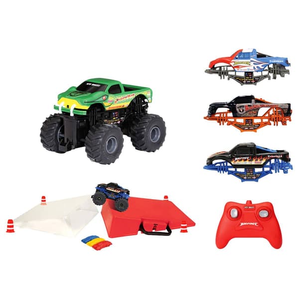 New Bright R/C Monster Trucks 4-in-1 Ramp Set