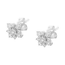 Diamond Classics&#8482; 1/2ctw. Diamond Flower Stud Earrings