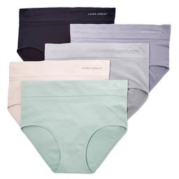 Womens Laura Ashley® 5pk Brief Panties - LS5116-5PKN