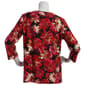 Plus Size Emily Daniels 3/4 Sleeve Large Moody Floral Tee - image 2