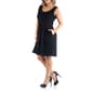 Plus Size 24/7 Comfort Apparel Sleeveless Fit & Flare Dress - image 2