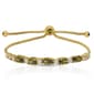 Gemstone by Gianni Argento Peridot Oval & Round Link Bracelet - image 1
