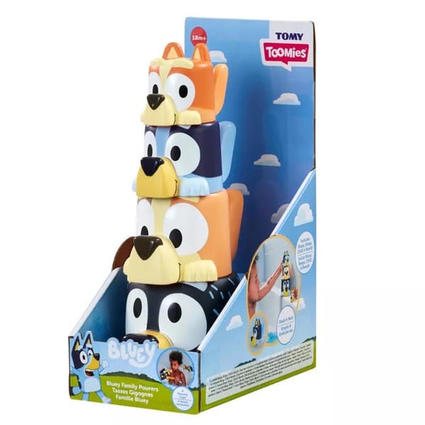 TOMY Bluey Family Bath Pourers