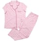 Womens Laura Ashley Short Sleeve Heartbud Foulard Pajama Set - image 2