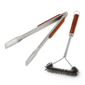BergHOFF 2pc. Stainless Steel BBQ Tongs & Brush Set - image 2